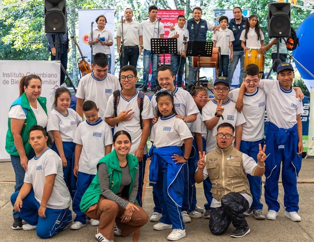 Participantes en la feria deportiva e inclusión laboral 2024